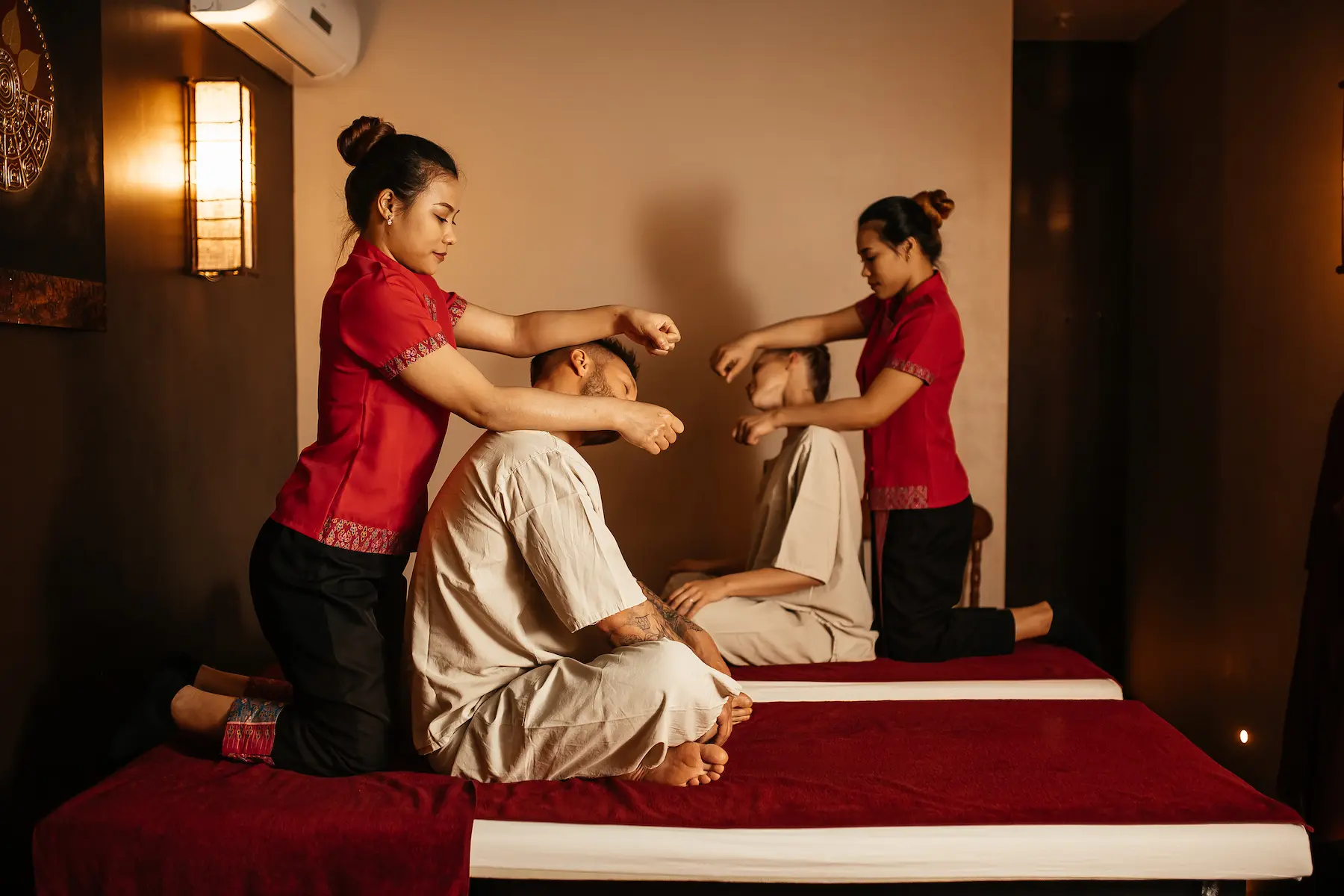 Тайский масляный массаж для двоих
