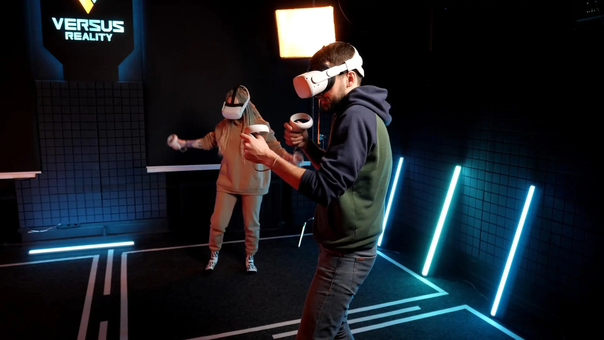 Игра в шлемах виртуальной реальности