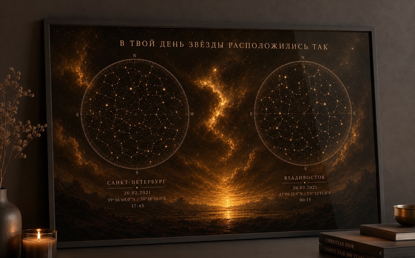 Карта звездного неба